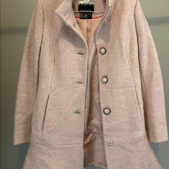 Kensie Women's Light Pink Trench Coat XS - Picture 4 of 10